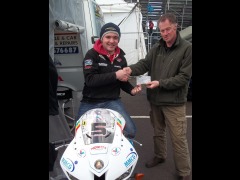 Presenting cheque at NW200